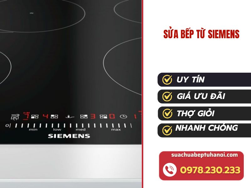 Sửa bếp từ Siemens