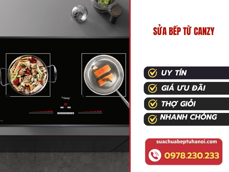 Sửa bếp từ canzy