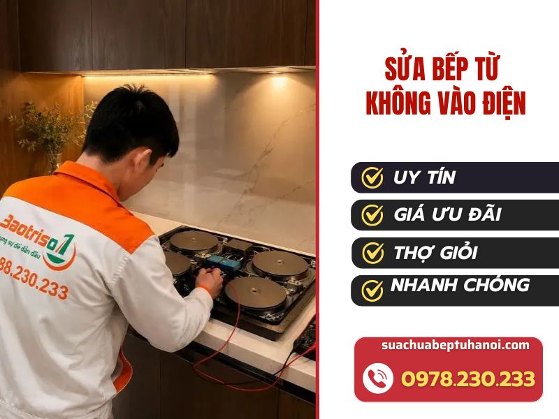 Bếp Từ Không Vào Điện: Nguyên Nhân Và Cách Sửa Đúng 1 Sua Bep Tu Khong Vao Dien