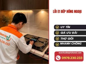 Lỗi E1 bếp hồng ngoại