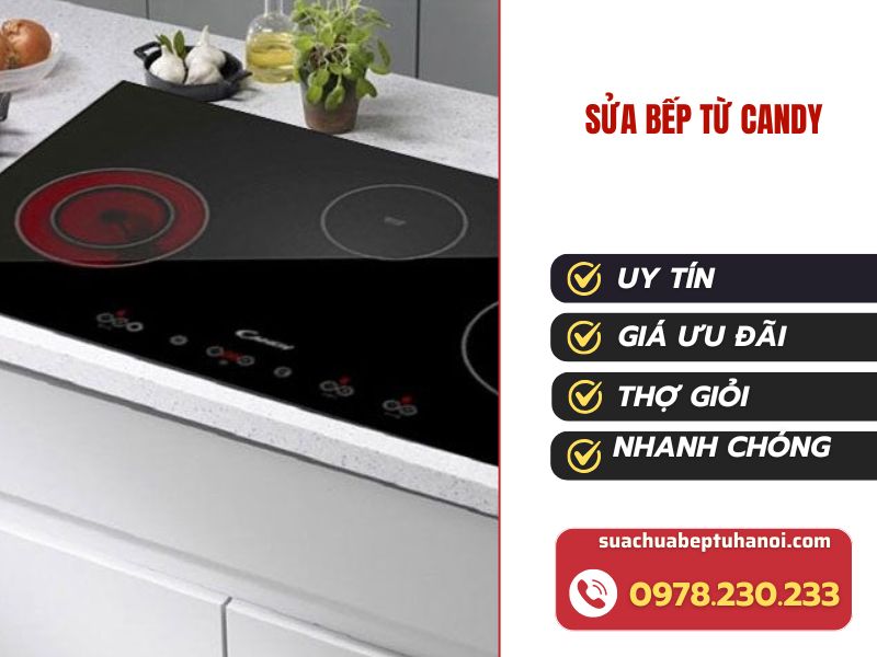 Sửa bếp từ candy