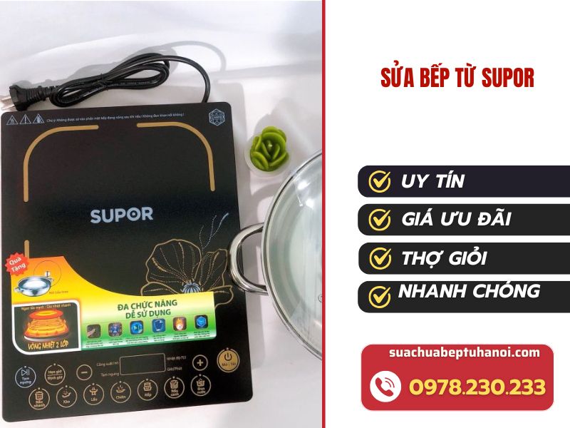 Sửa bếp từ supor
