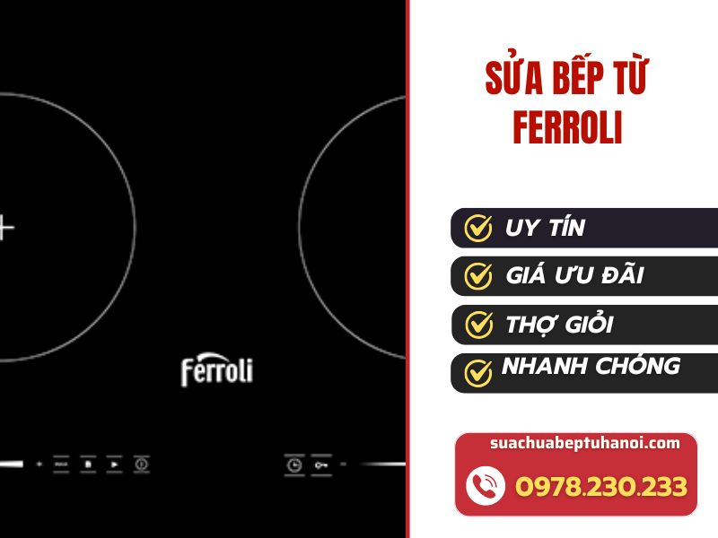 Sửa bếp từ Ferroli