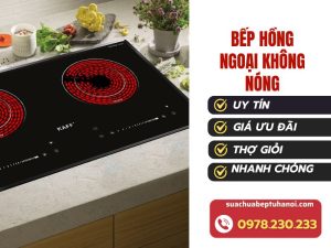 Bếp hồng ngoại không nóng
