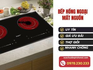Bếp hồng ngoại mất nguồn